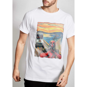 Tricou Deadpool - Pictura Munch Scream